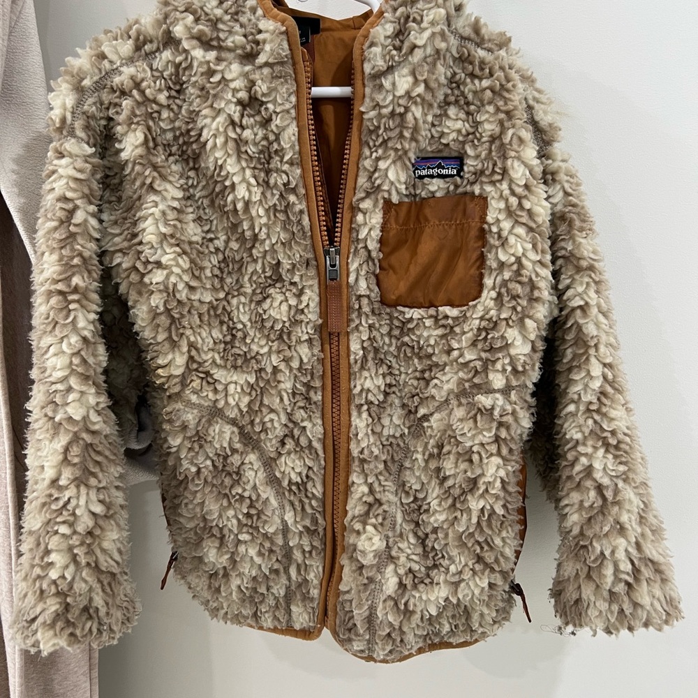 Patagonia Kids' Tan Fleece Jacket